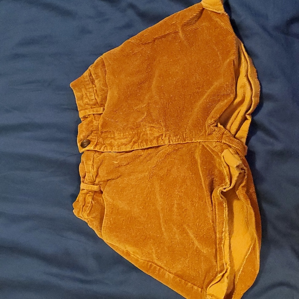 Simplee Medium Corduroy Brown Shorts
